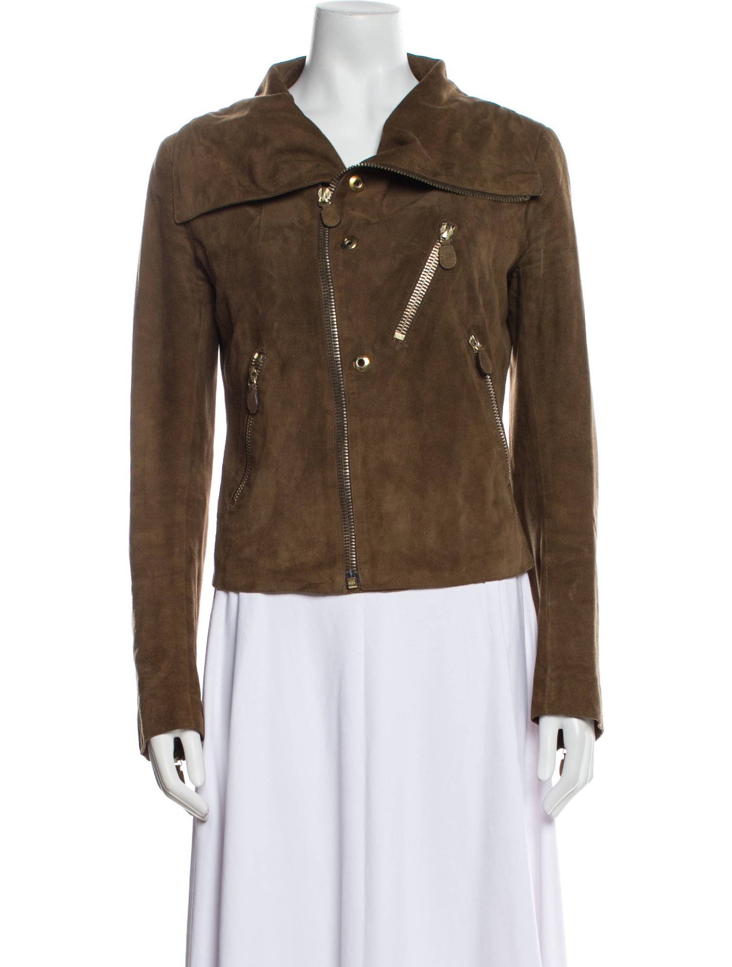 Marni Leather Biker Jacket