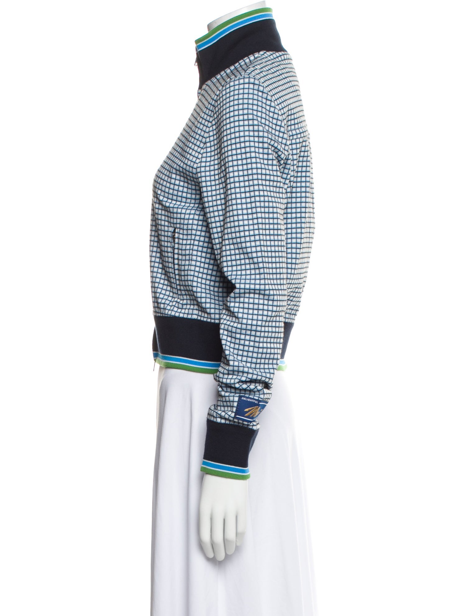 Marni Plaid Print Bomber Jacket w/ Tags