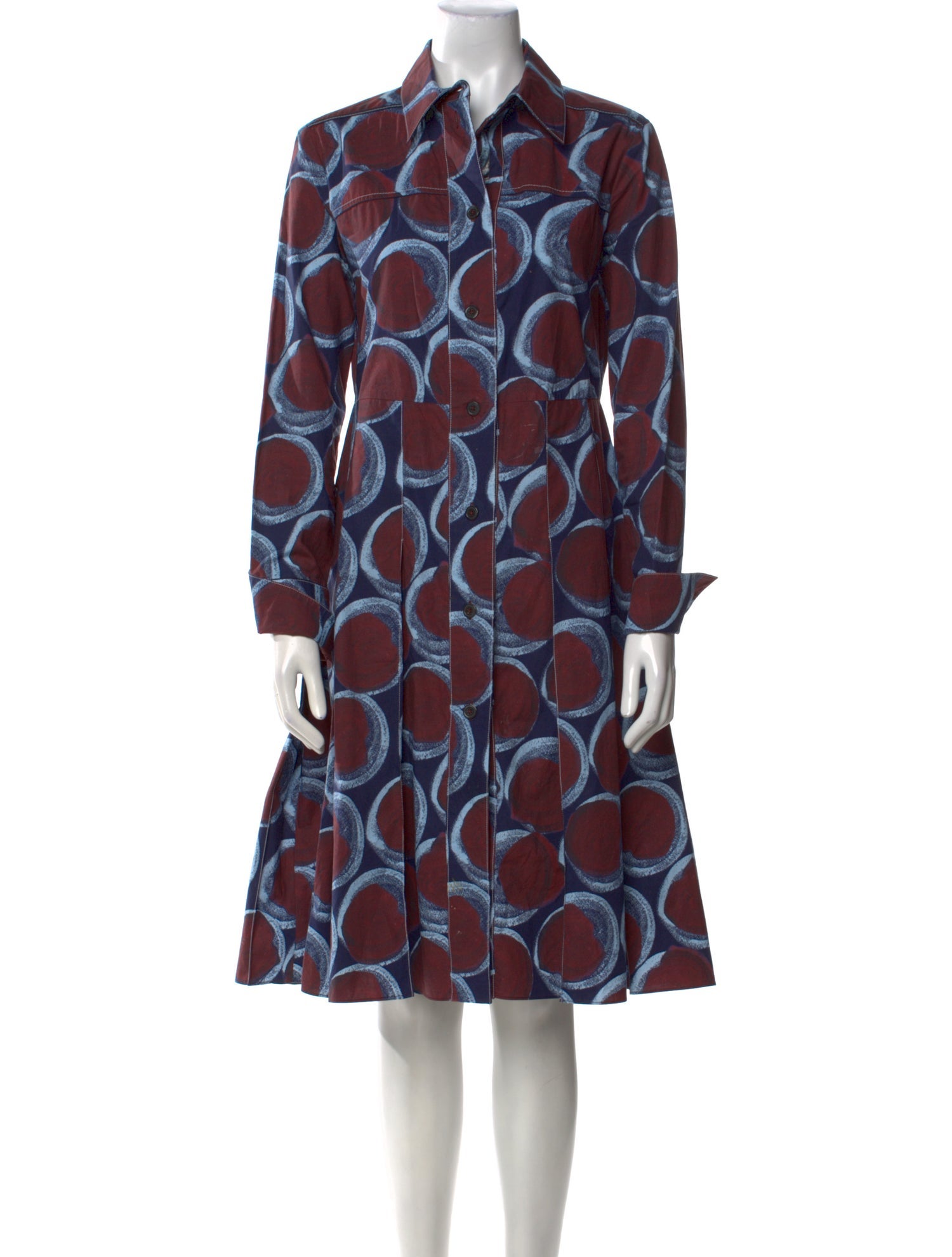 Marni Printed Midi Length Dress