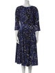 Marni Printed Midi Length Dress