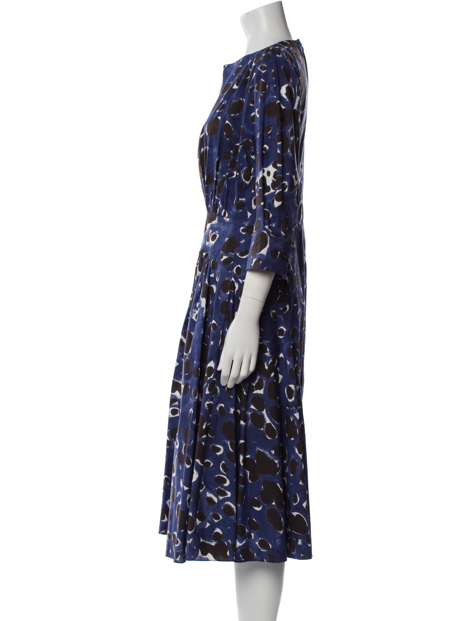 Marni Printed Midi Length Dress