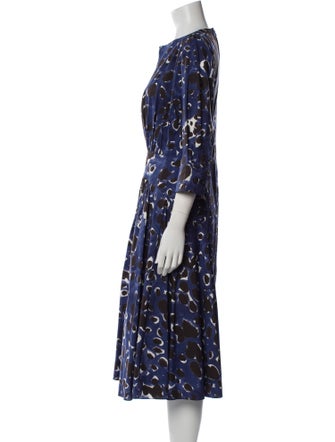 Marni Printed Midi Length Dress