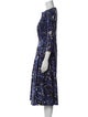 Marni Printed Midi Length Dress