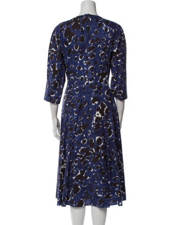 Marni Printed Midi Length Dress