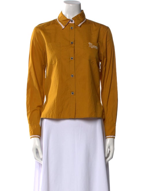 Marni Long Sleeve Button-Up Top