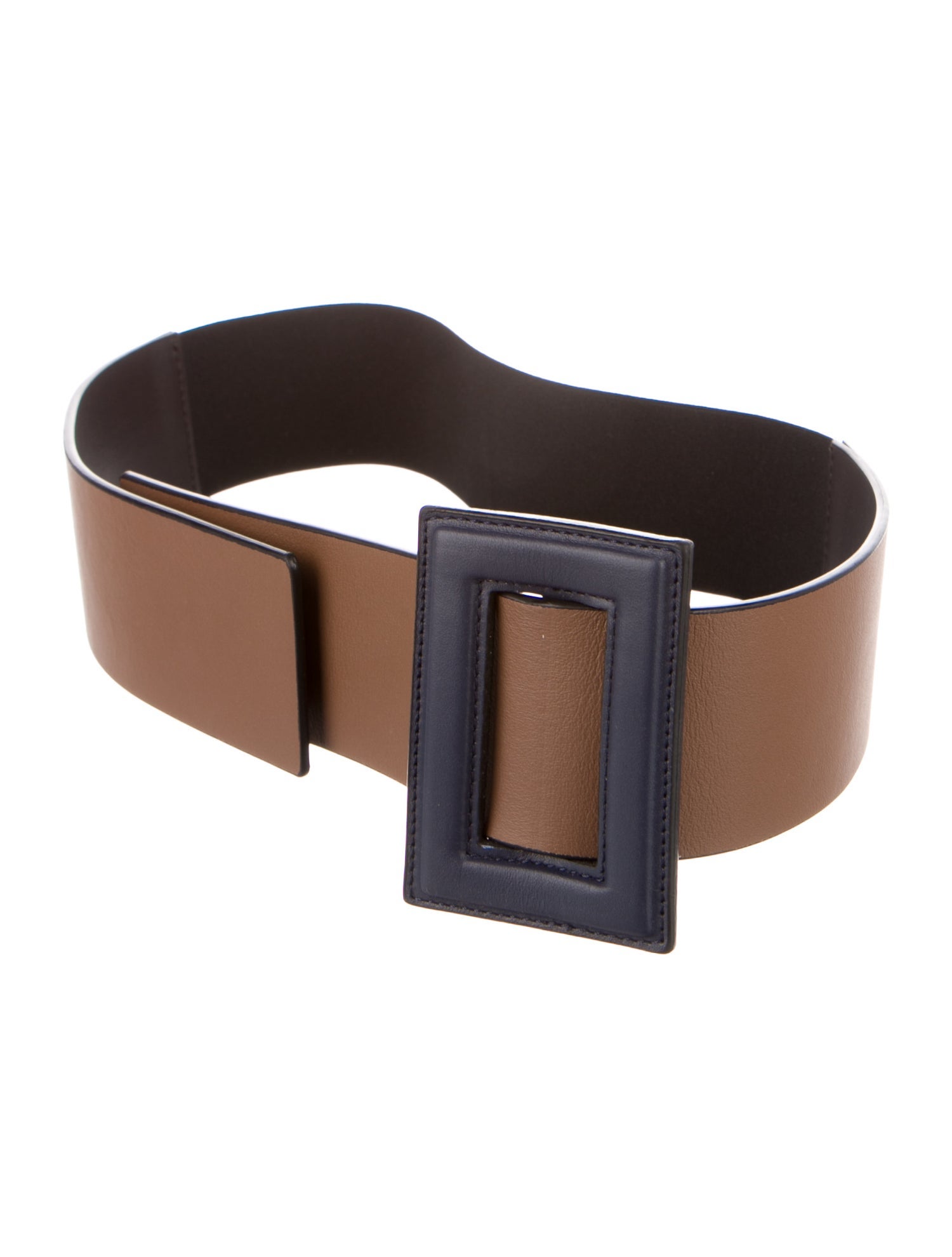Marni Wide Leather Waist Belt
