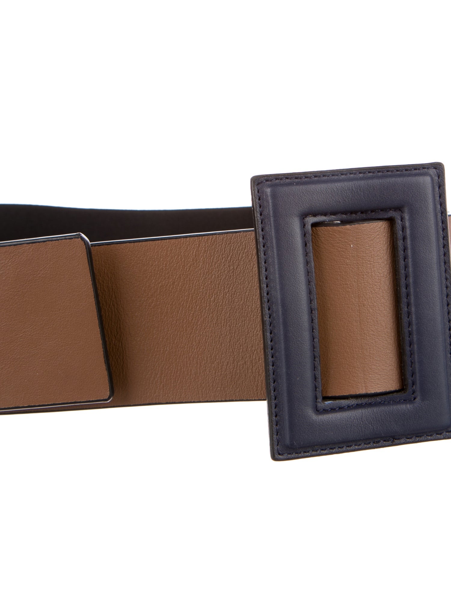 Marni Wide Leather Waist Belt