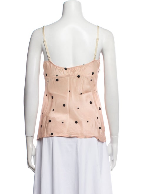 Marni Silk Polka Dot Print Top