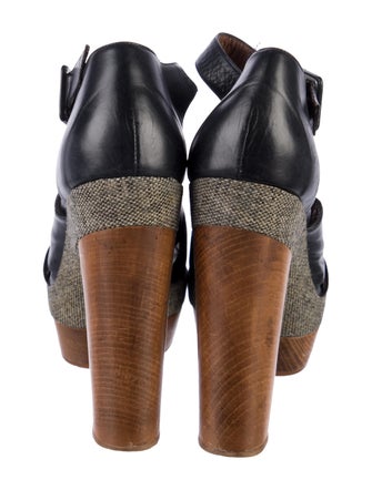 Marni Leather T-Strap Pumps