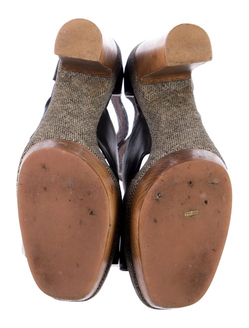 Marni Leather T-Strap Pumps