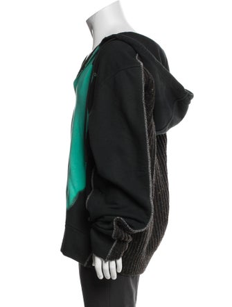 Marni Colorblock Pattern Crew Neck Hoodie