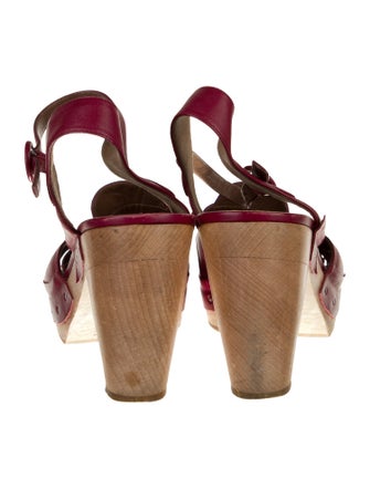 Marni Leather Slingback Pumps