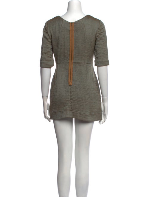 Marni Scoop Neck Mini Dress