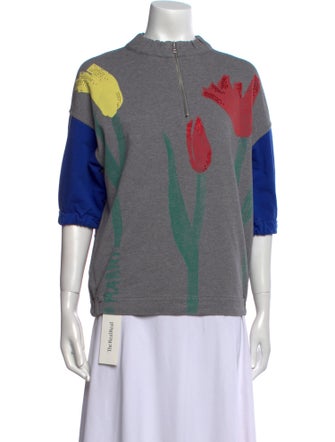 Marni Printed Mock Neck Sweatshirt