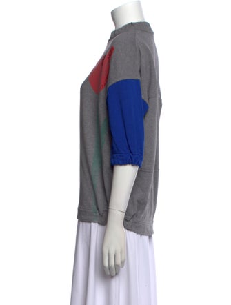 Marni Printed Mock Neck Sweatshirt