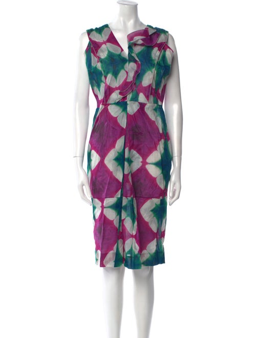 Marni Printed Knee-Length Dress