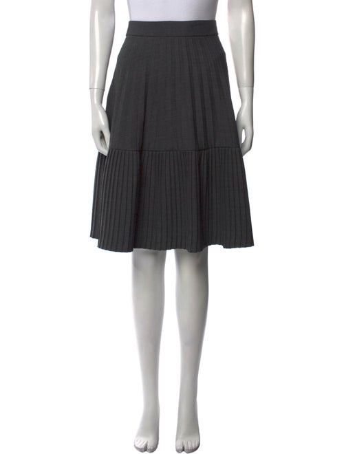 Marni Pleated Accents Knee-Length Skirt