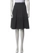 Marni Pleated Accents Knee-Length Skirt