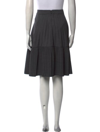 Marni Pleated Accents Knee-Length Skirt
