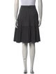 Marni Pleated Accents Knee-Length Skirt