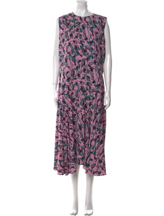 Marni Printed Midi Length Dress