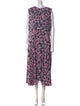 Marni Printed Midi Length Dress