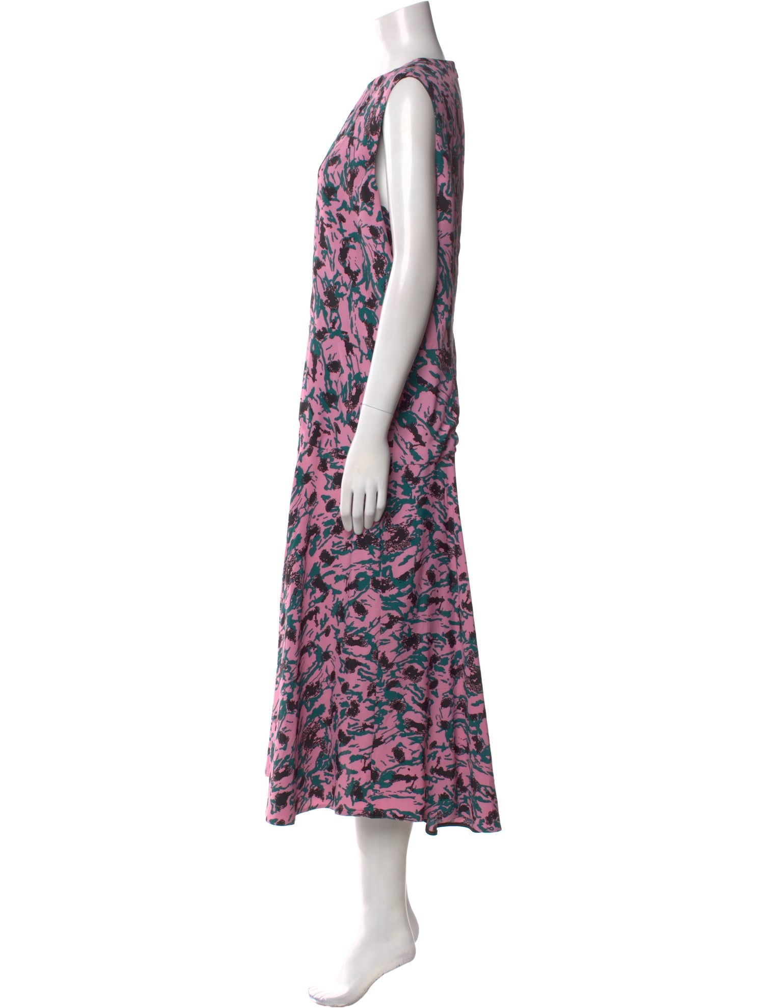 Marni Printed Midi Length Dress