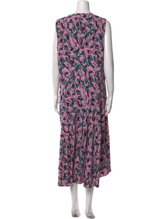 Marni Printed Midi Length Dress