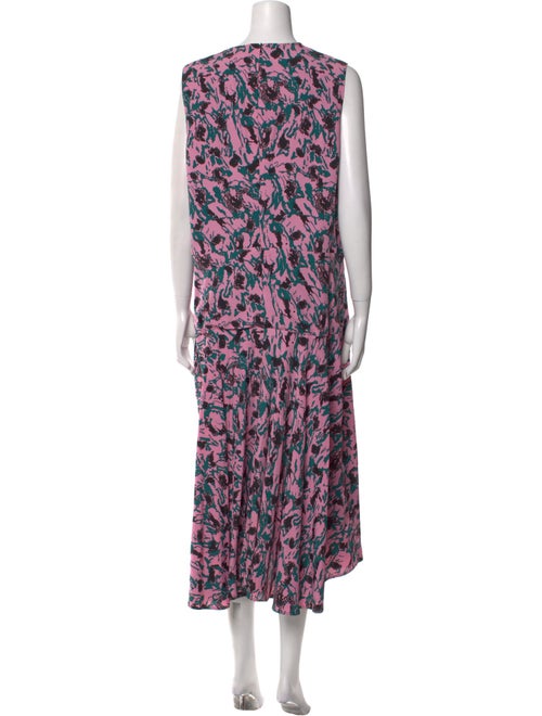 Marni Printed Midi Length Dress