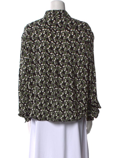 Marni Printed Mock Neck Blouse