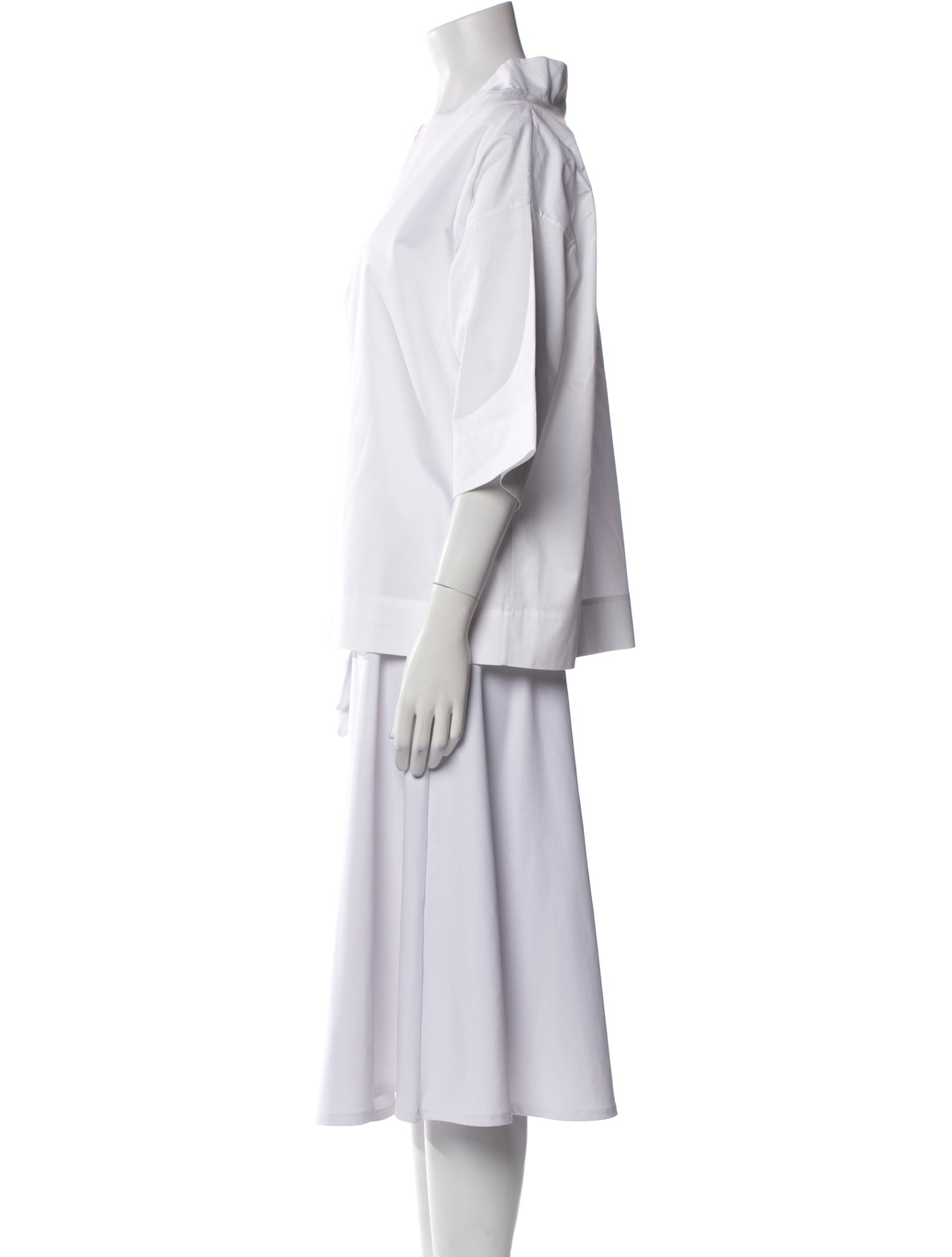 Marni V-Neck Three-Quarter Sleeve Tunic