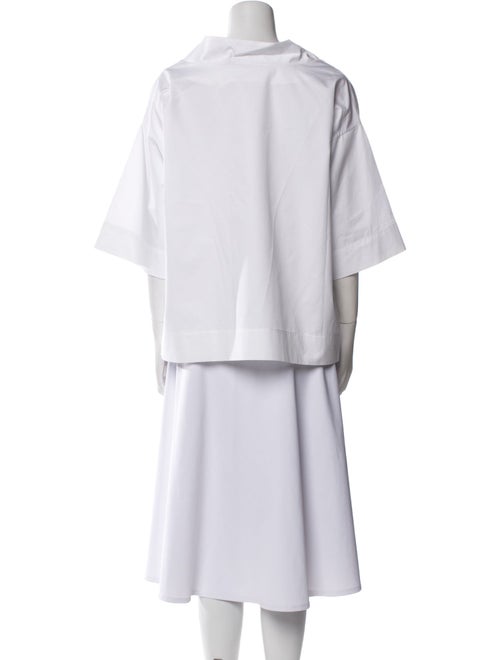 Marni V-Neck Three-Quarter Sleeve Tunic