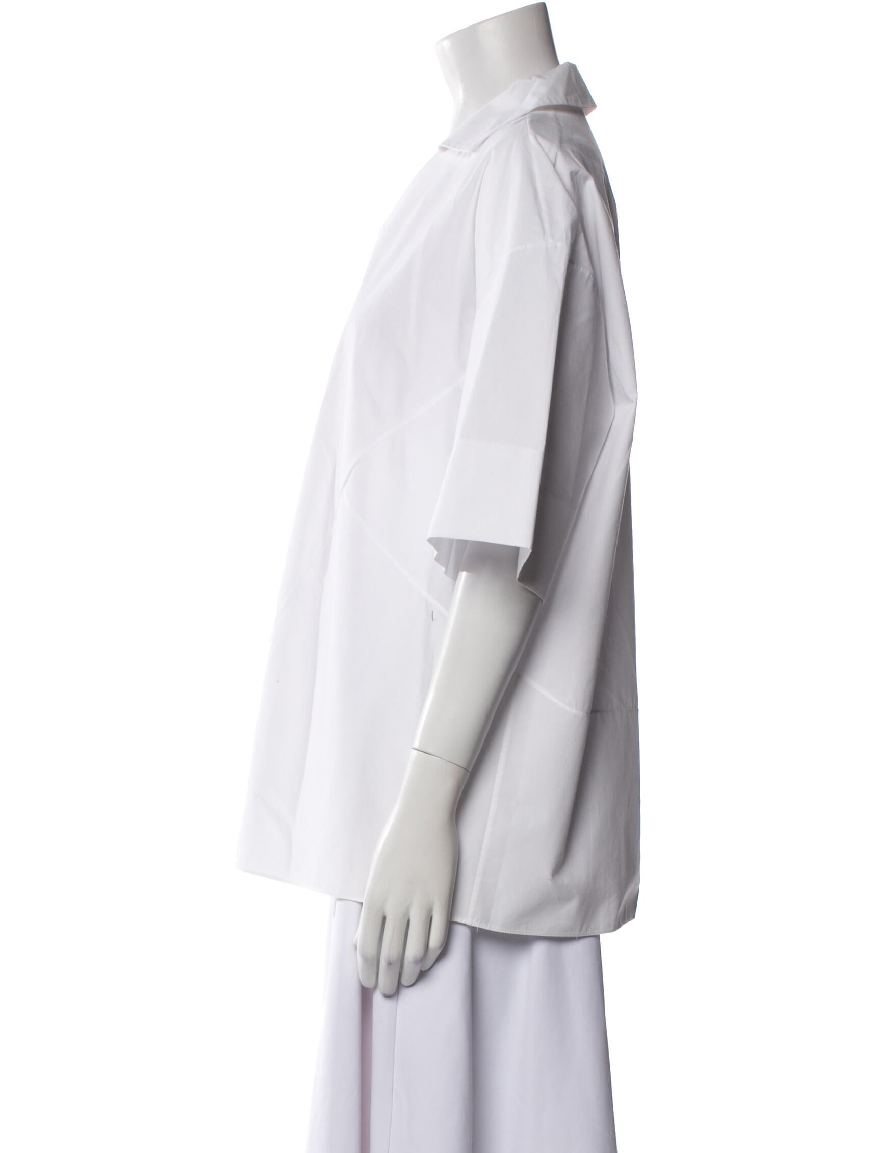 Marni V-Neck Short Sleeve Blouse