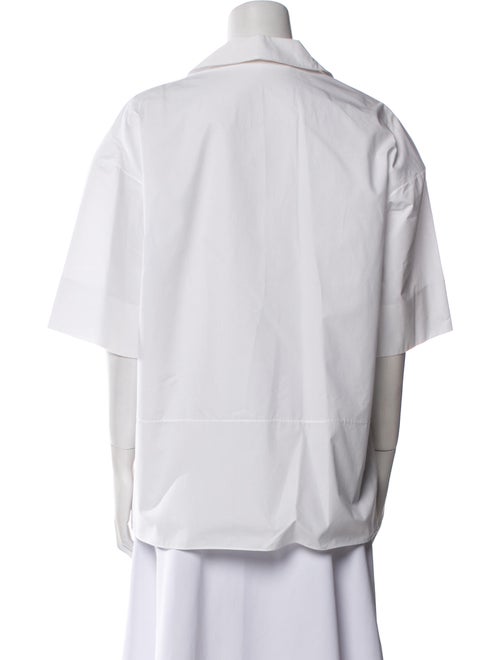 Marni V-Neck Short Sleeve Blouse