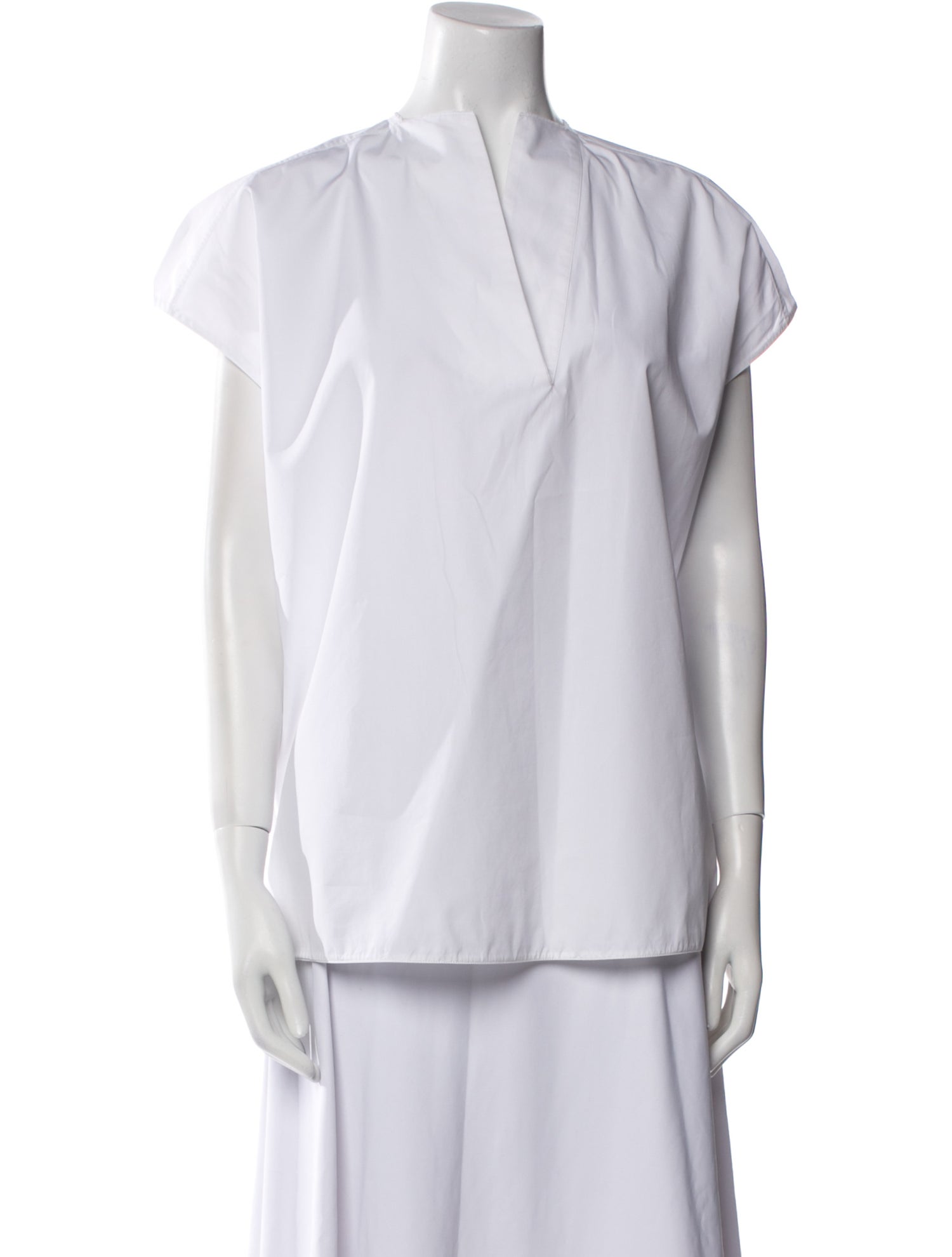 Marni V-Neck Short Sleeve Blouse