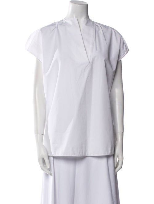 Marni V-Neck Short Sleeve Blouse