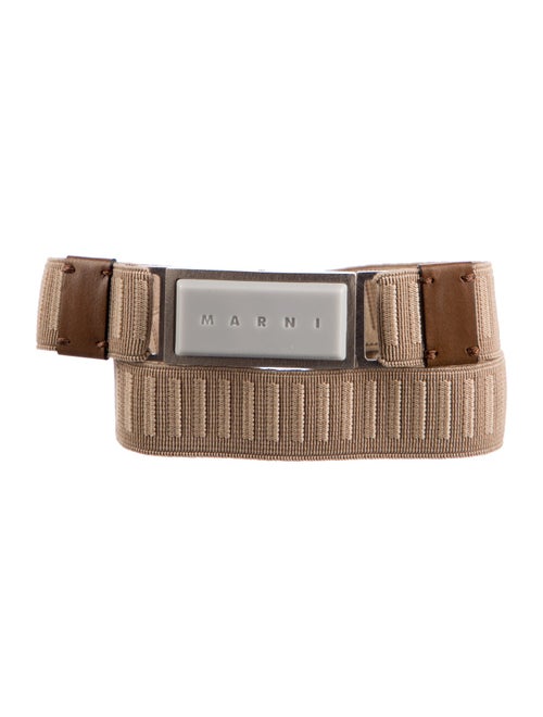 Marni Skinny Canvas Belt