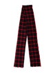 Marni Virgin Wool Plaid Print Scarf