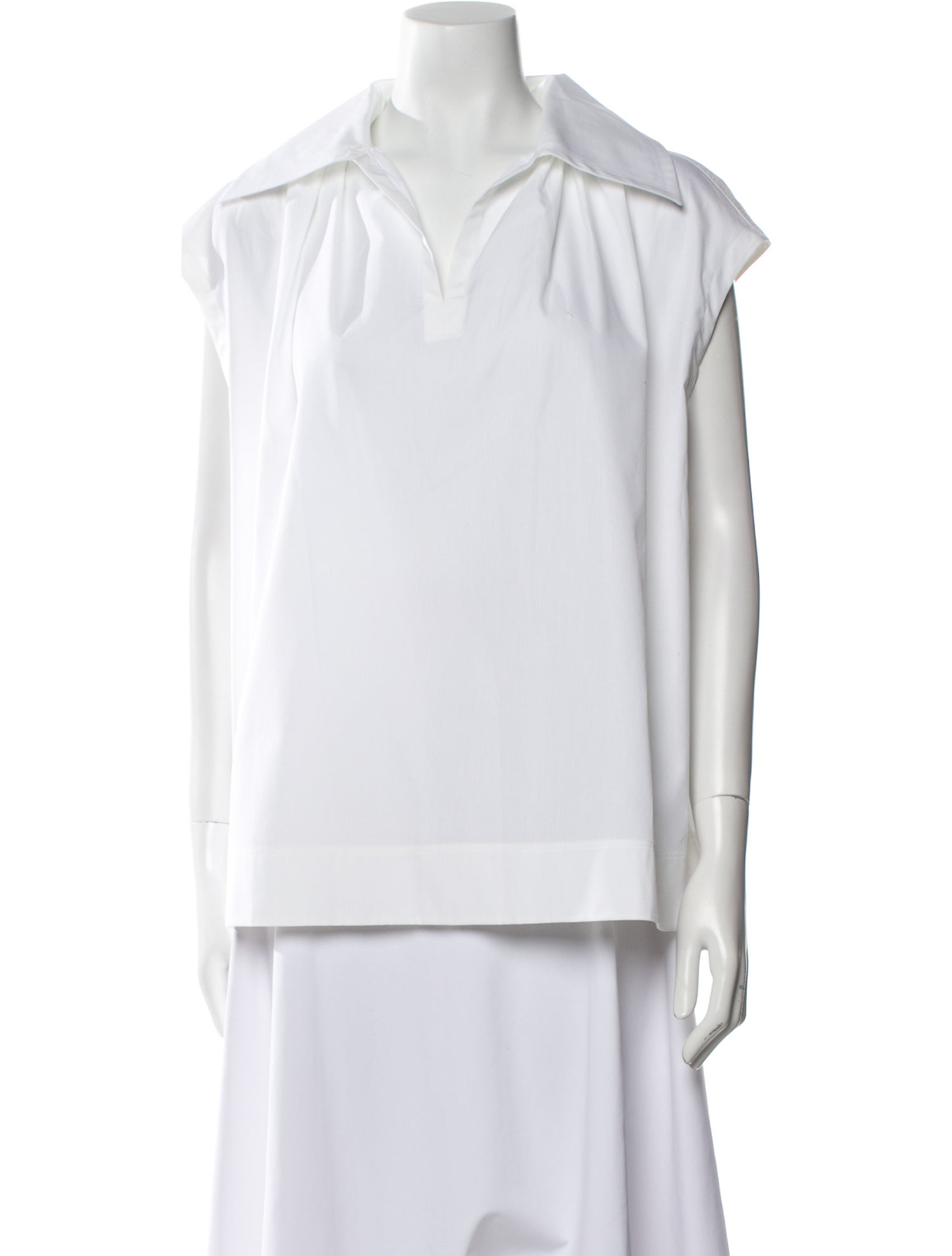 Marni V-Neck Short Sleeve Blouse