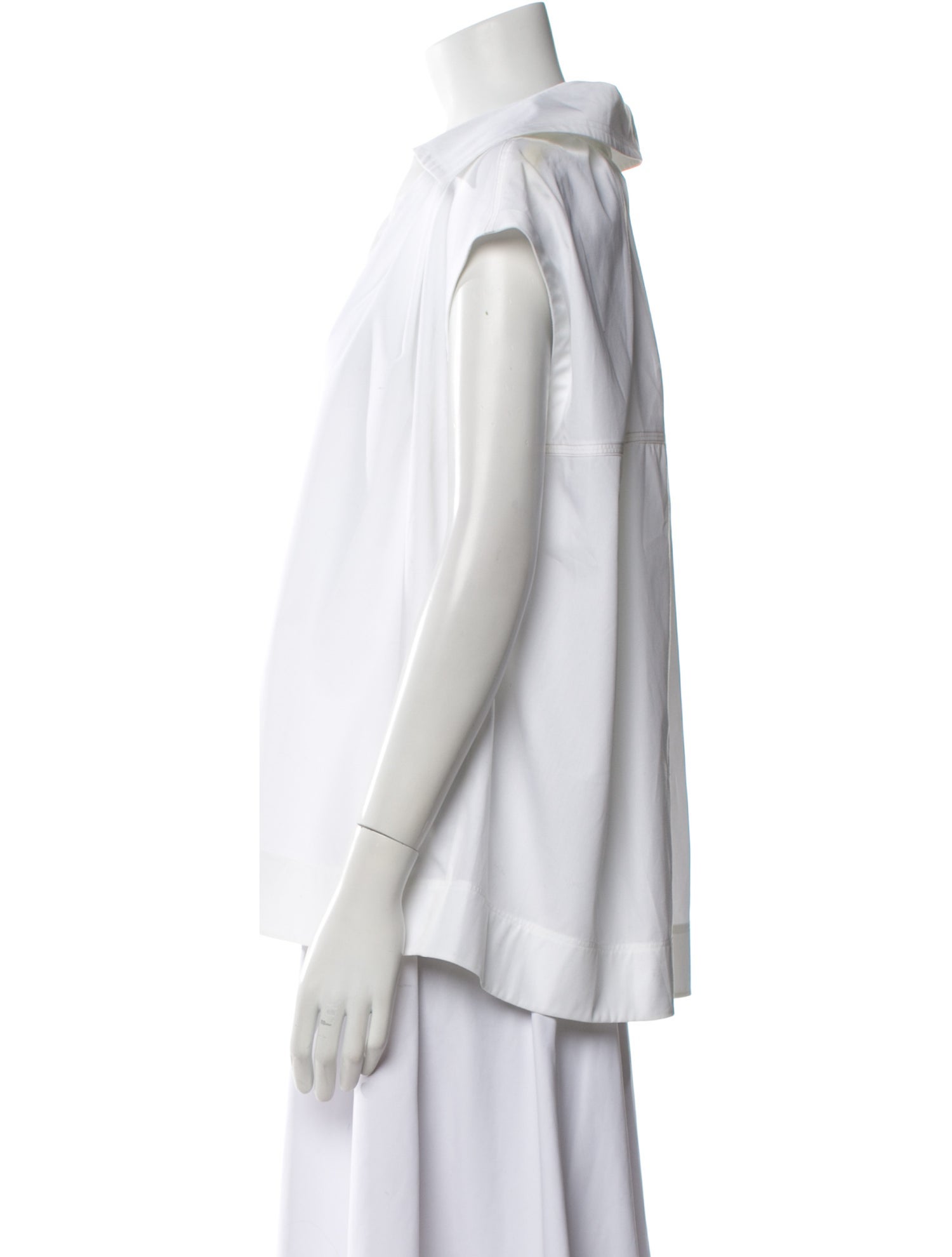 Marni V-Neck Short Sleeve Blouse