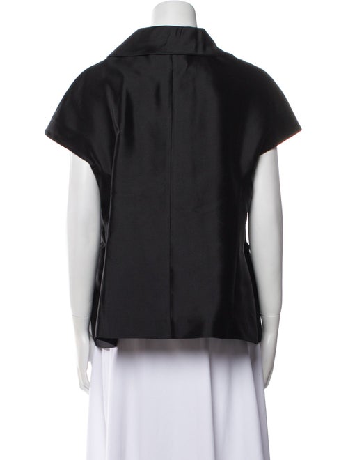 Marni Silk V-Neck Button-Up Top