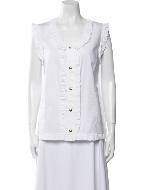 Marni Scoop Neck Sleeveless Top