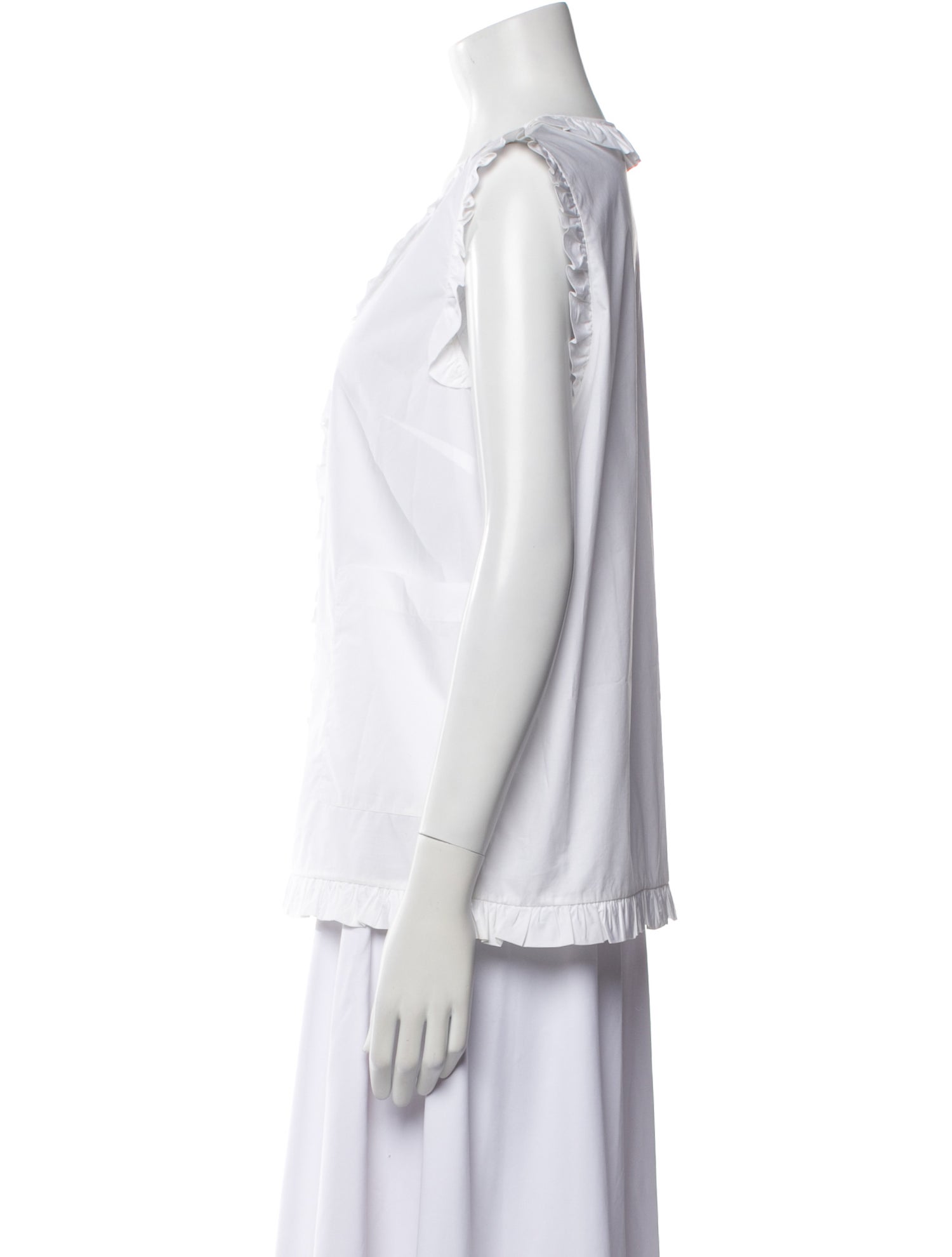 Marni Scoop Neck Sleeveless Top