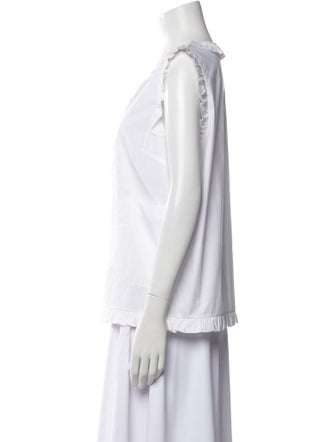 Marni Scoop Neck Sleeveless Top