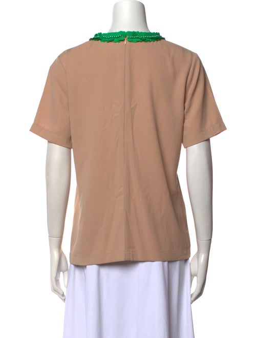Marni Scoop Neck Short Sleeve T-Shirt