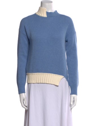 Marni Virgin Wool Mock Neck Sweater
