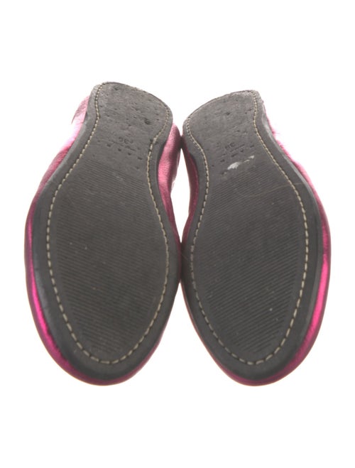 Marni Leather Bow Accents Mary Jane Flats