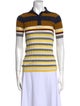 Marni Striped Short Sleeve Polo