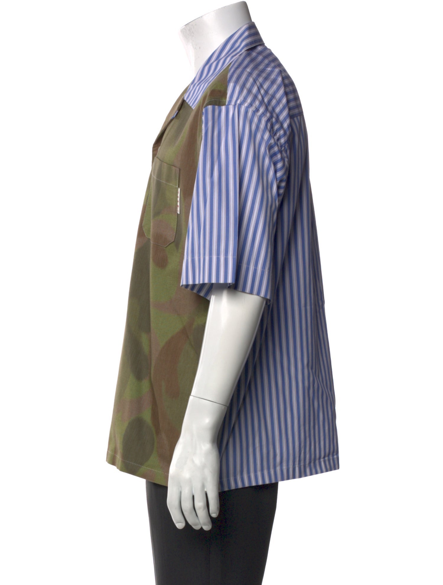 Marni Camouflage Print Short Sleeve Shirt