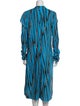 Marni Printed Midi Length Dress